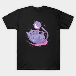 Space Cat With D20 T-Shirt